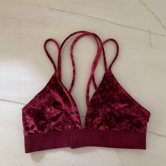 VS Pink - crushed velvet bralette - Picture 3 of 4
